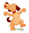Dog cartoon vector