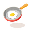Vektor: vector icon frying pan vector icon frying pan