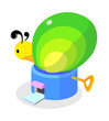 vector icon animal building