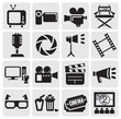 movie icons set