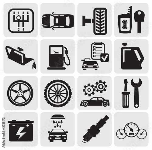 Vector: Auto Car icons Auto Car icons