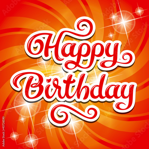 Vetor: Birthday card Birthday card