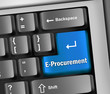 Keyboard Illustration "E-Procurement"