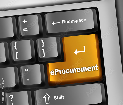 Illustration: Keyboard Illustration "eProcurement" Keyboard Illustration "eProcurement"