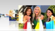 Vidéo : Montage 3D tablet images female shopping Montage 3D tablet images female shopping