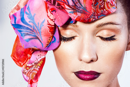 Photo: Beautiful women whith art lips Beautiful women whith art lips