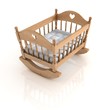cradle isolated