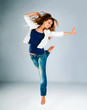 Photo: young and beautiful dancer posing young and beautiful dancer posing