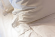 Bed with fresh linen