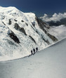 Photo: Climbers in alps Climbers in alps