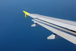 Tragflügel wärend Flug