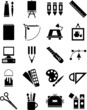 Icons of graphic and plastic arts