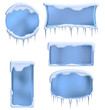 set of winter frames