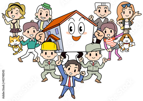 Illustration: The house seller who dances The house seller who dances