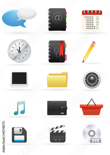 Vektor: Set Of Web Icons Set Of Web Icons