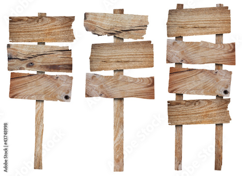 Photo: Collection of wooden sign and signboard Collection of wooden sign and signboard