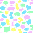 seamless speech bubbles