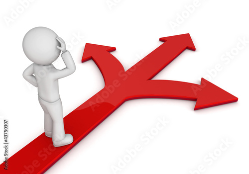 Illustration: Which path to take Which path to take