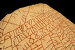 Famous runic inscription from the 9th century, Sweden