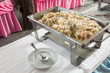 Spicy jelly - vermicelli salad with chicken in hot dish.