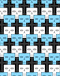Skulls and crosses
