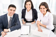 Business people working on their business project