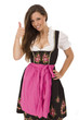 Daumen hoch im Dirndl