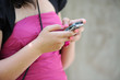 young woman with smart-phone