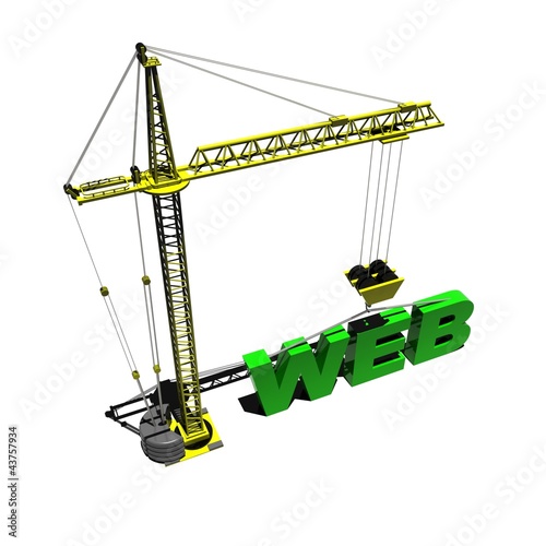 Photo: Web site construction Web site construction