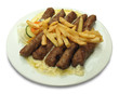Grilled dish of minced meat called cevapcici