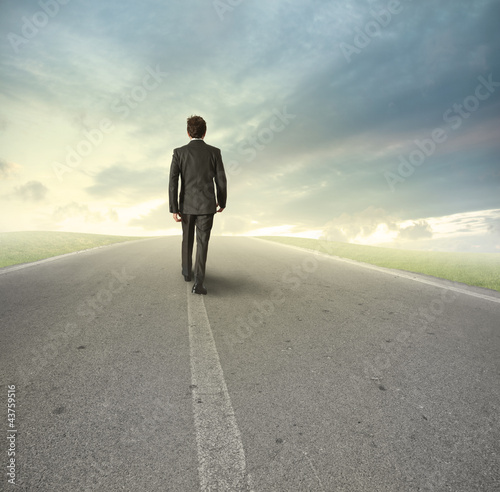 Photo: Businessman on his way Businessman on his way