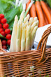 Foto: Spargel im Korb Spargel im Korb