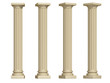 columns on a white background