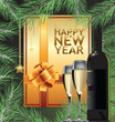 Happy new year elegant background