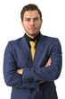 A young strict businessman