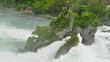 Felsen im Rheinfall bei Schaffhausen / Schweiz