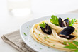 Linguine with Mussels, a Traditional Italian Dish