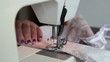 Nähmaschine bei der Produktion