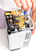 Photo: circuit board being repaired circuit board being repaired