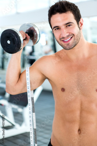Photo: Man body building Man body building