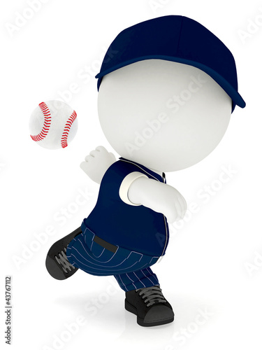 Illustration: 3D pitcher 3D pitcher