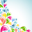 Splash colorful background