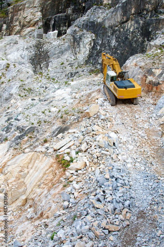 Photo: quarry in the marble cave quarry in the marble cave