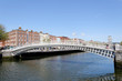 The Ha'Penny Bridge in Dublin, Ireland