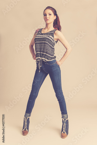 Photo: denim girl denim girl
