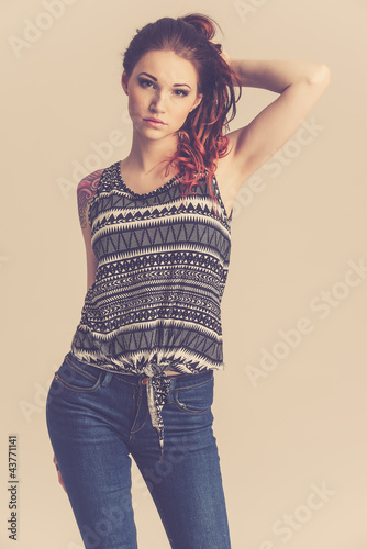 Photo: denim girl denim girl