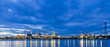 Oil refinery plant along river in Bangkok