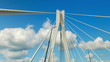 Elements of the highway bridge, time lapse clip