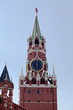 Spasskaya Tower of Kremlin or Red Square in Moscow