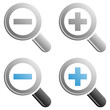 Vector: Zoom icons Zoom icons